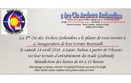 Inauguration jeu d'arc Beursault